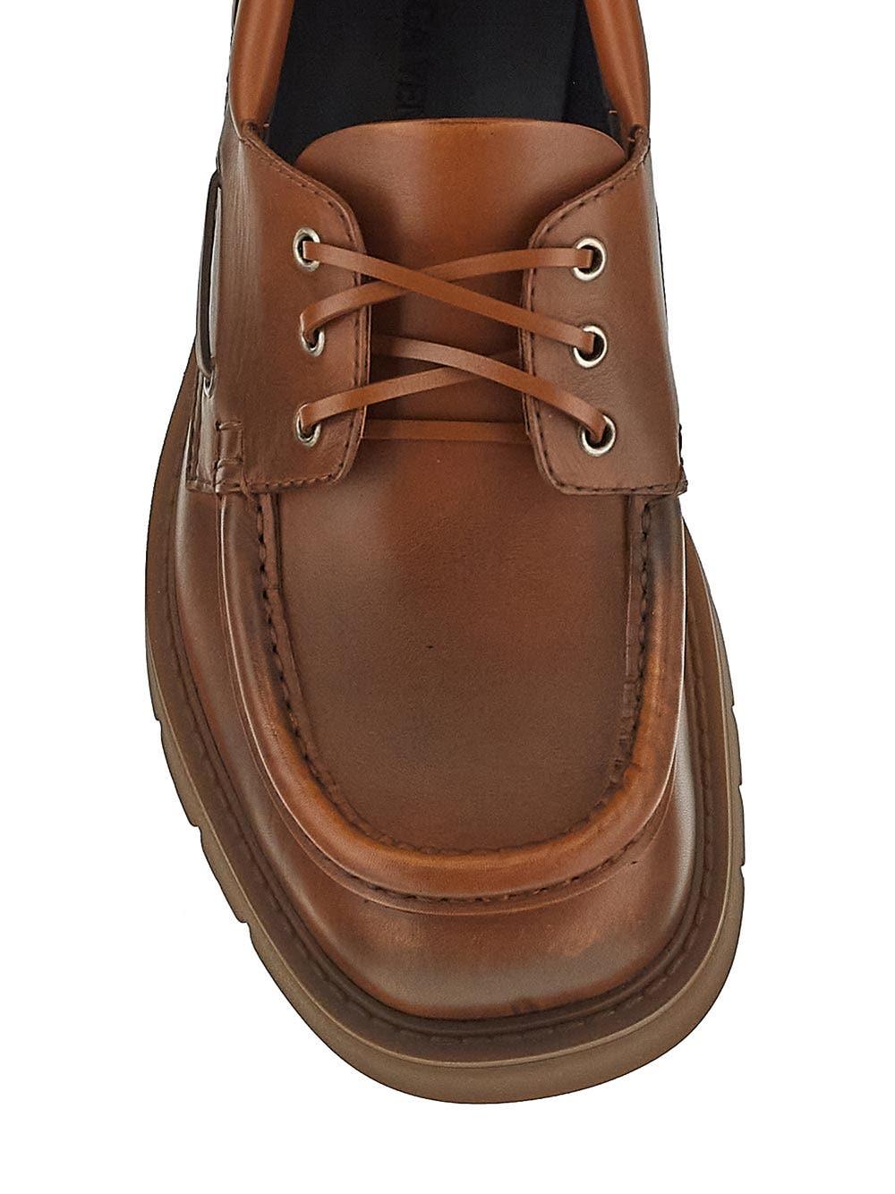 Oluxury Bottega Veneta Haddock Lace Up