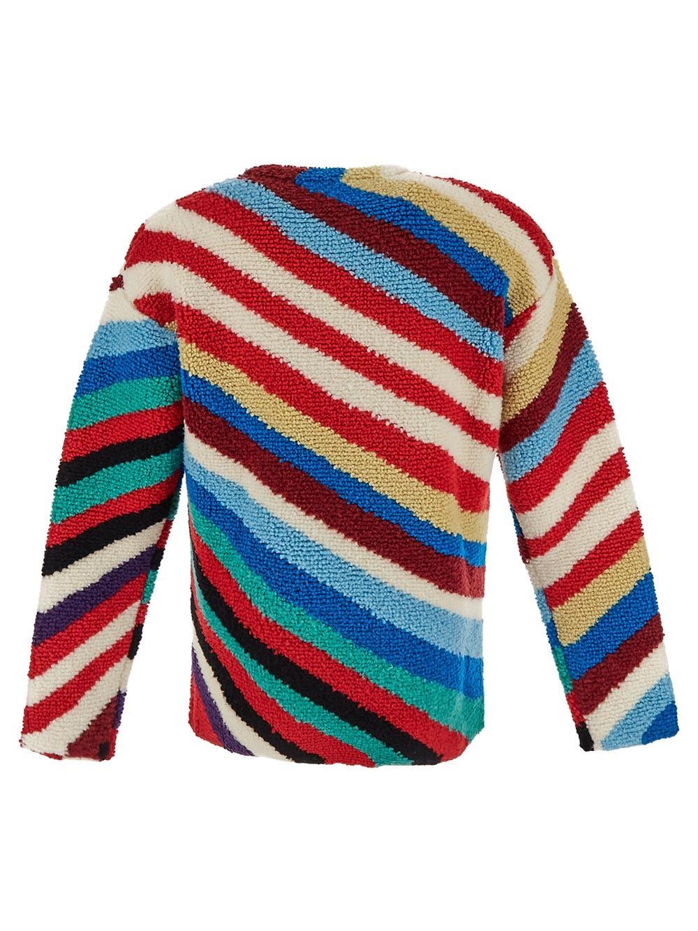 Oluxury Bottega Veneta Triped Knit