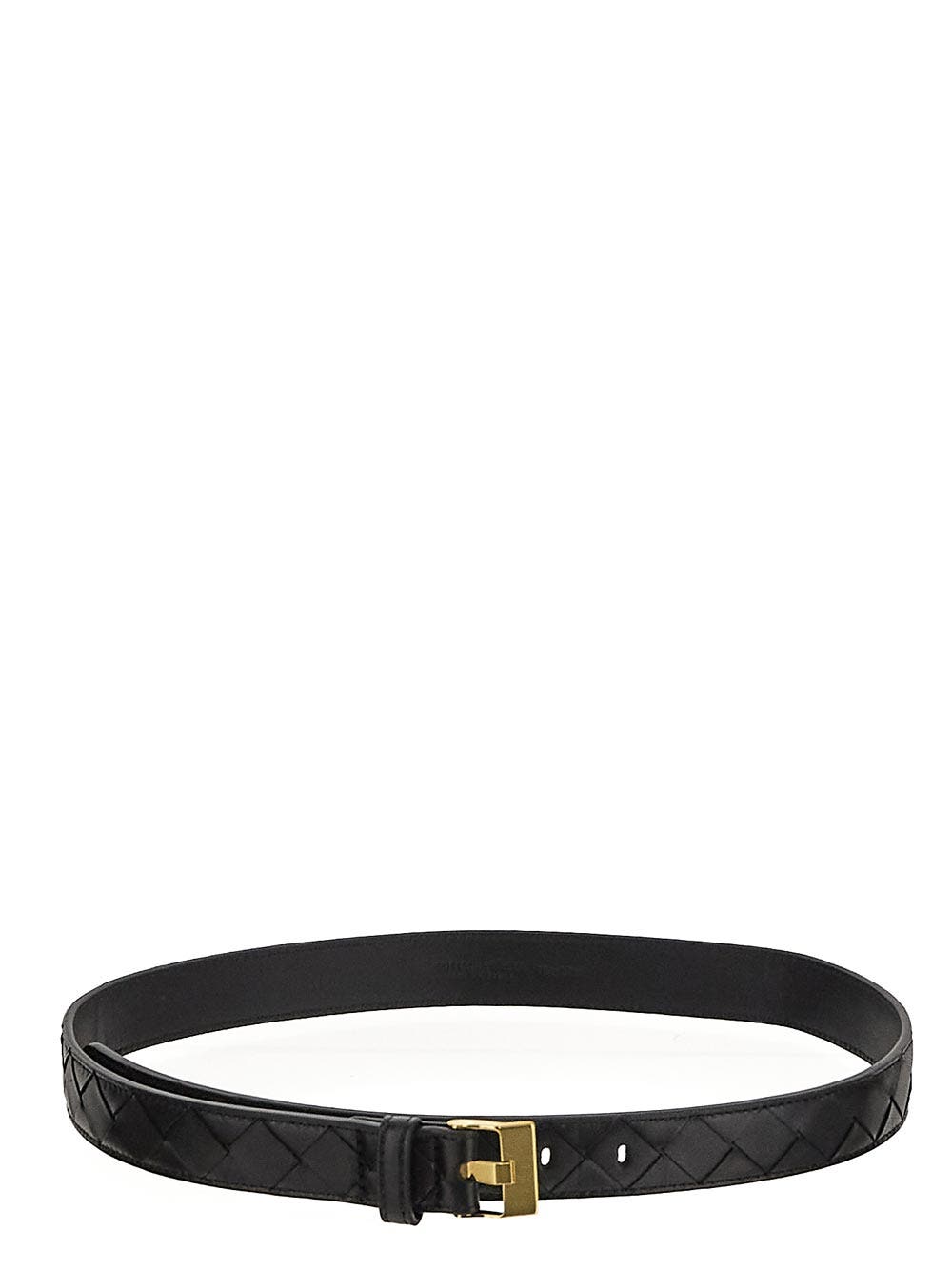 Oluxury Bottega Veneta Wantch Intrecciato Belt