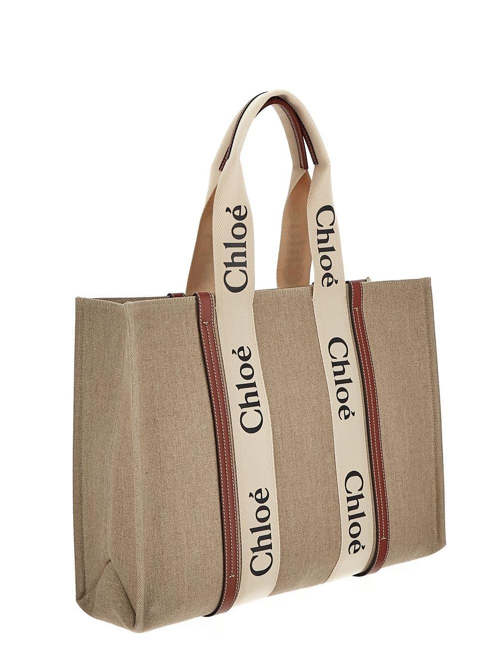Oluxury Chloe' Large Woody Tote Bag