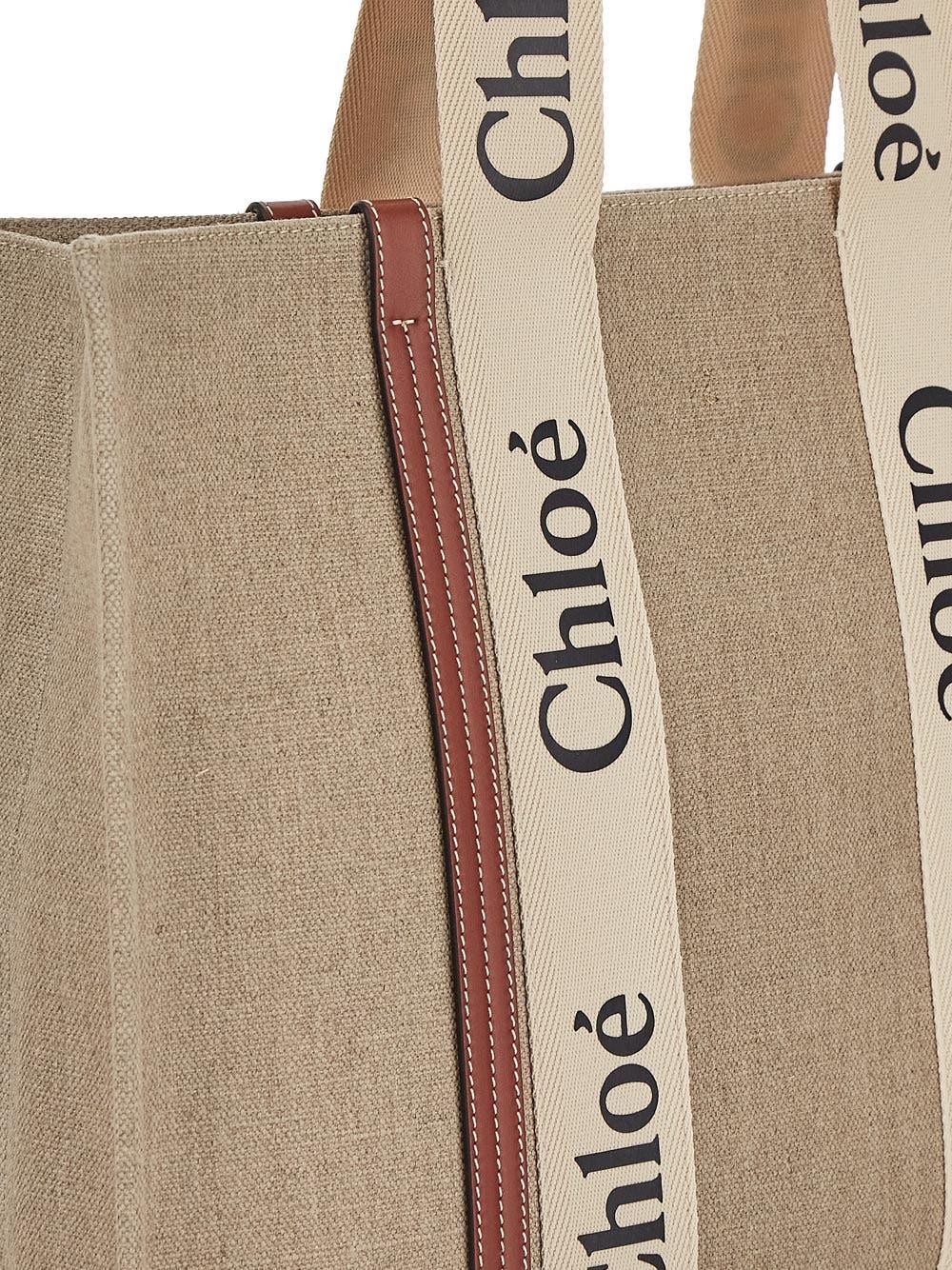 Oluxury Chloe' Large Woody Tote Bag