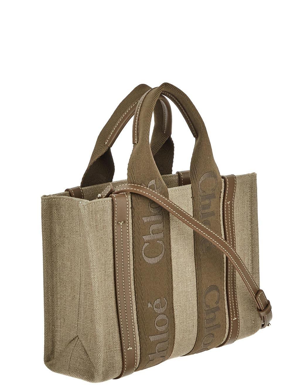 Oluxury Chloe' Small Woody Tote Bag