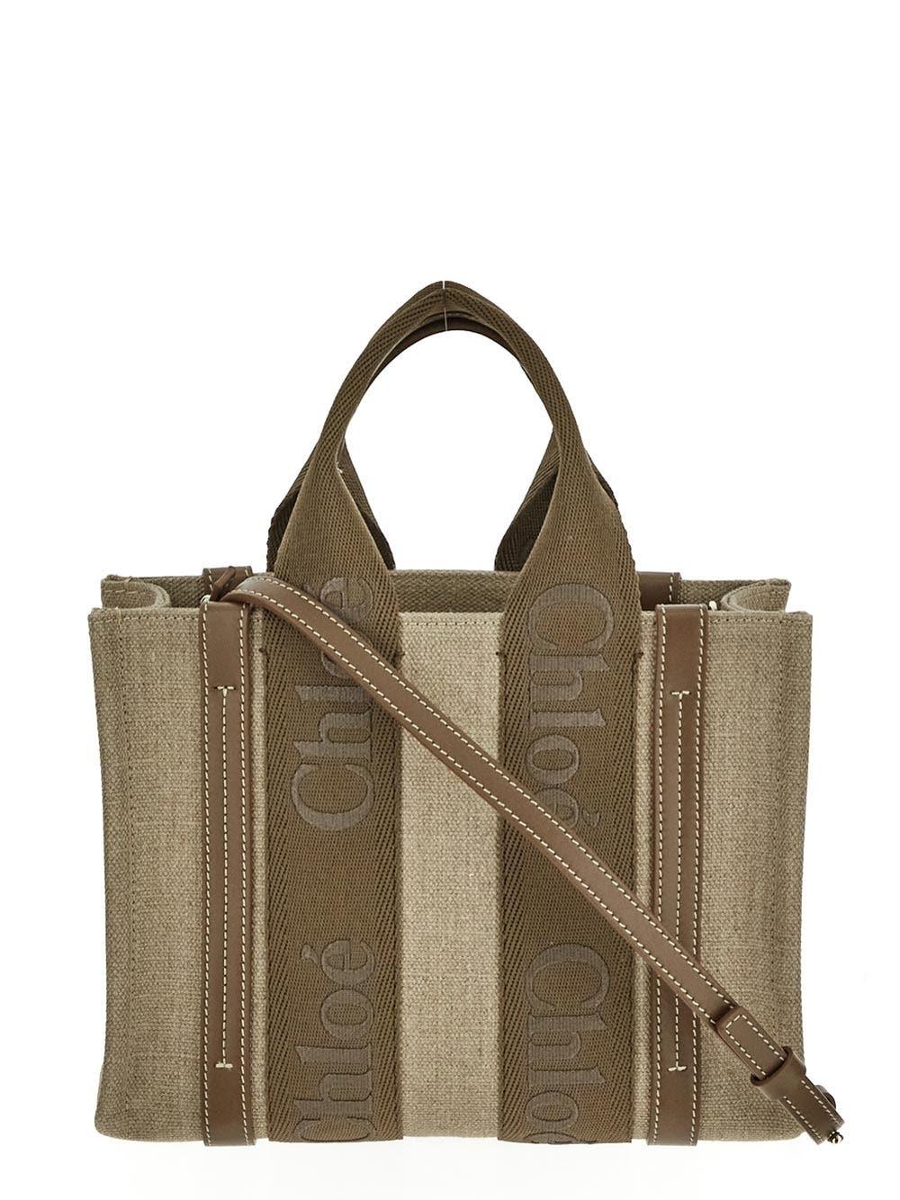 Oluxury Chloe' Small Woody Tote Bag