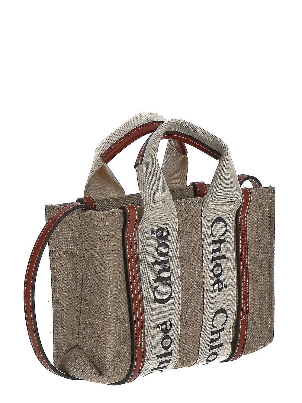 Oluxury Chloe' Woody Mini Tote Bag