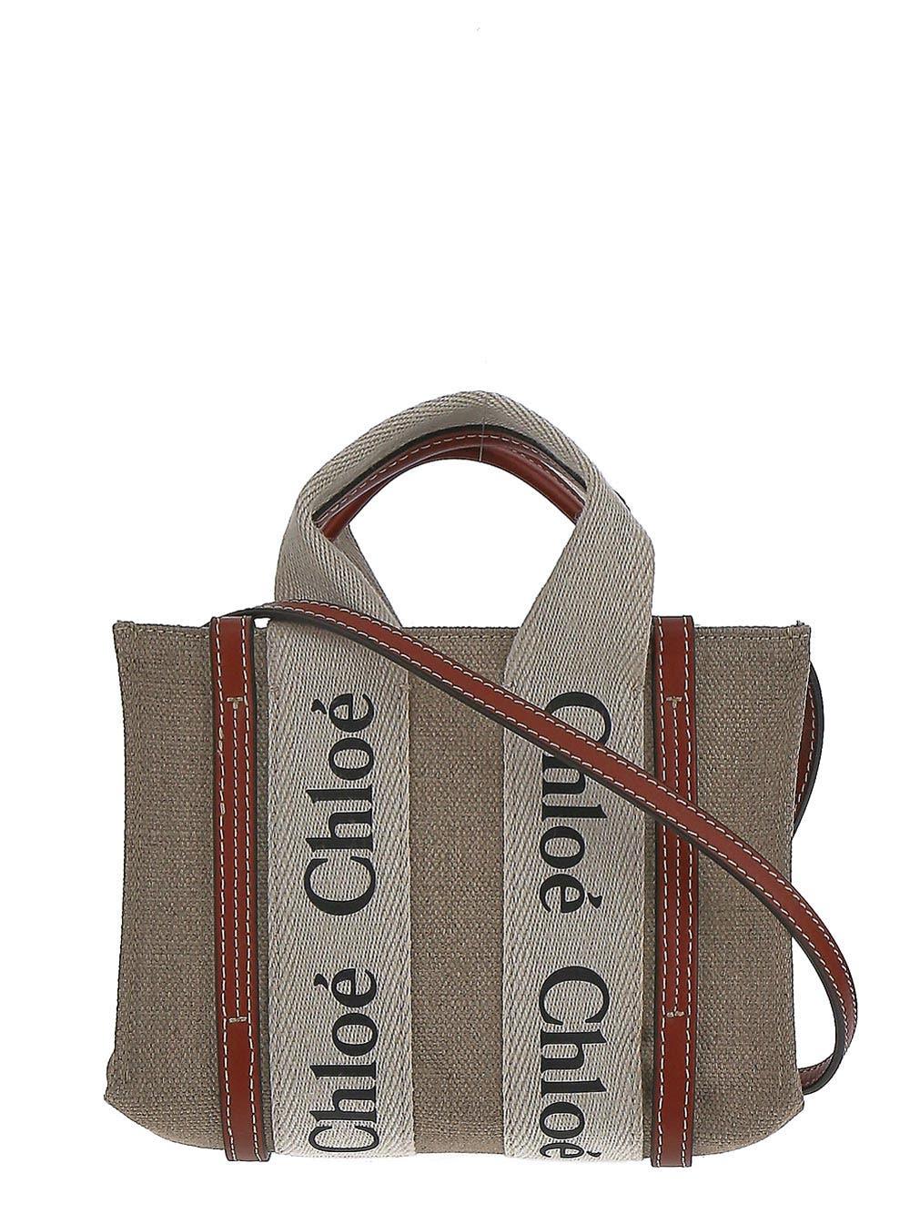 Oluxury Chloe' Woody Mini Tote Bag