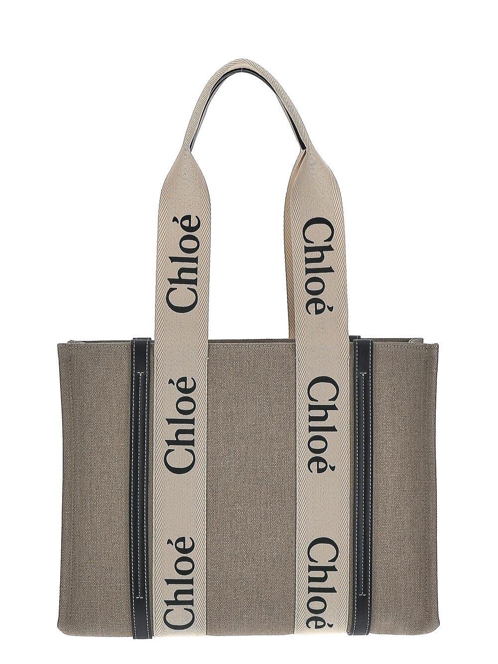 Oluxury Chloe' Woody Tote Bag