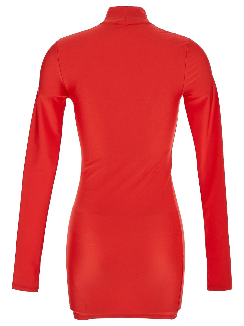 Oluxury Coperni High Neck Fitted Mini Dress