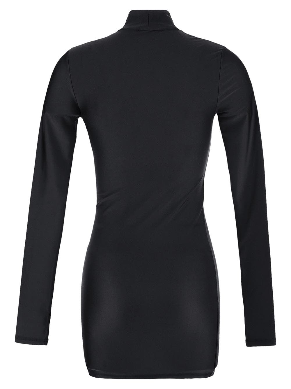 Oluxury Coperni High Neck Fitted Mini Dress