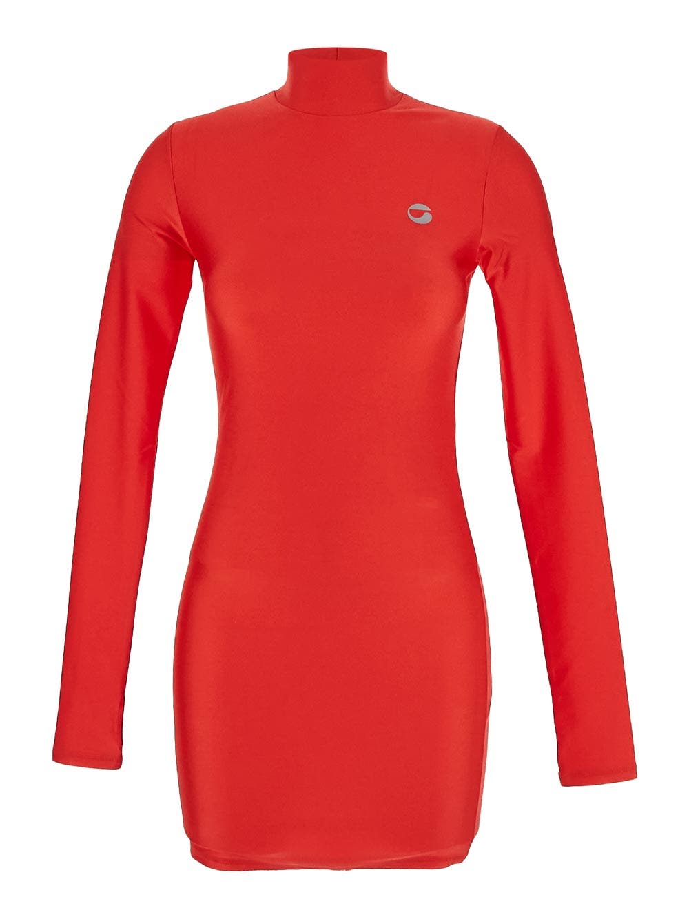 Oluxury Coperni High Neck Fitted Mini Dress