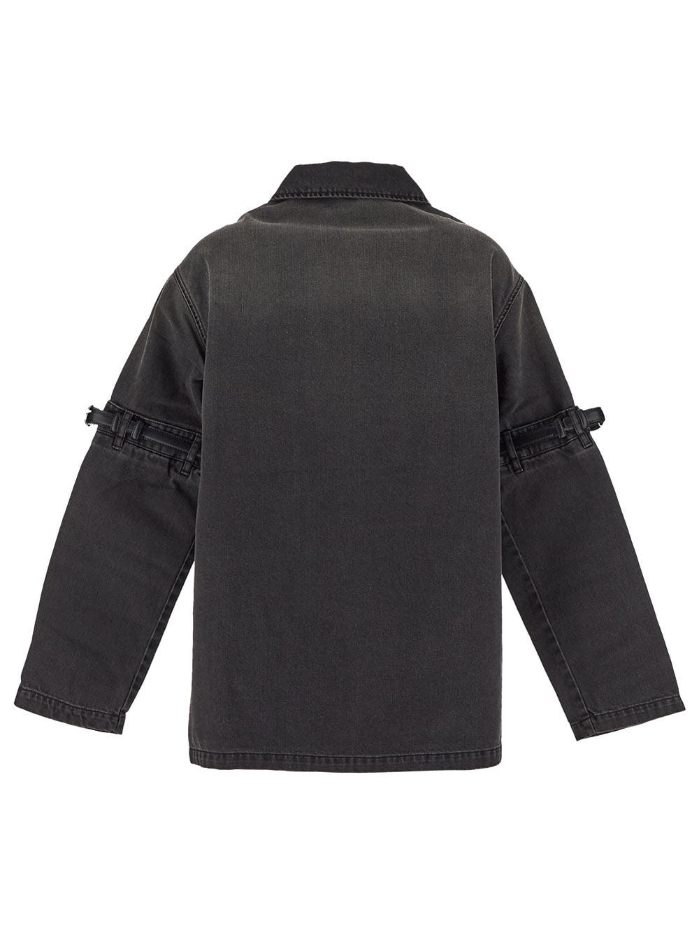 Oluxury Coperni Hybrid Denim Overshirt Jacket