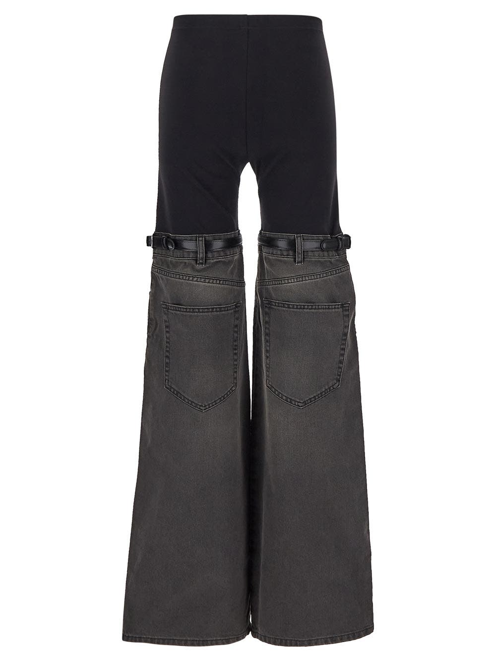 Oluxury Coperni Hybrid Denim Trousers