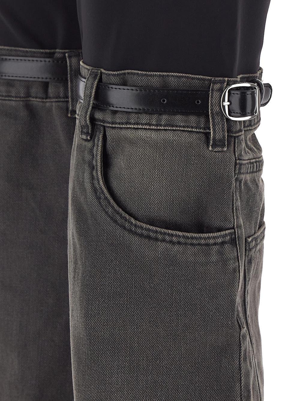 Oluxury Coperni Hybrid Denim Trousers