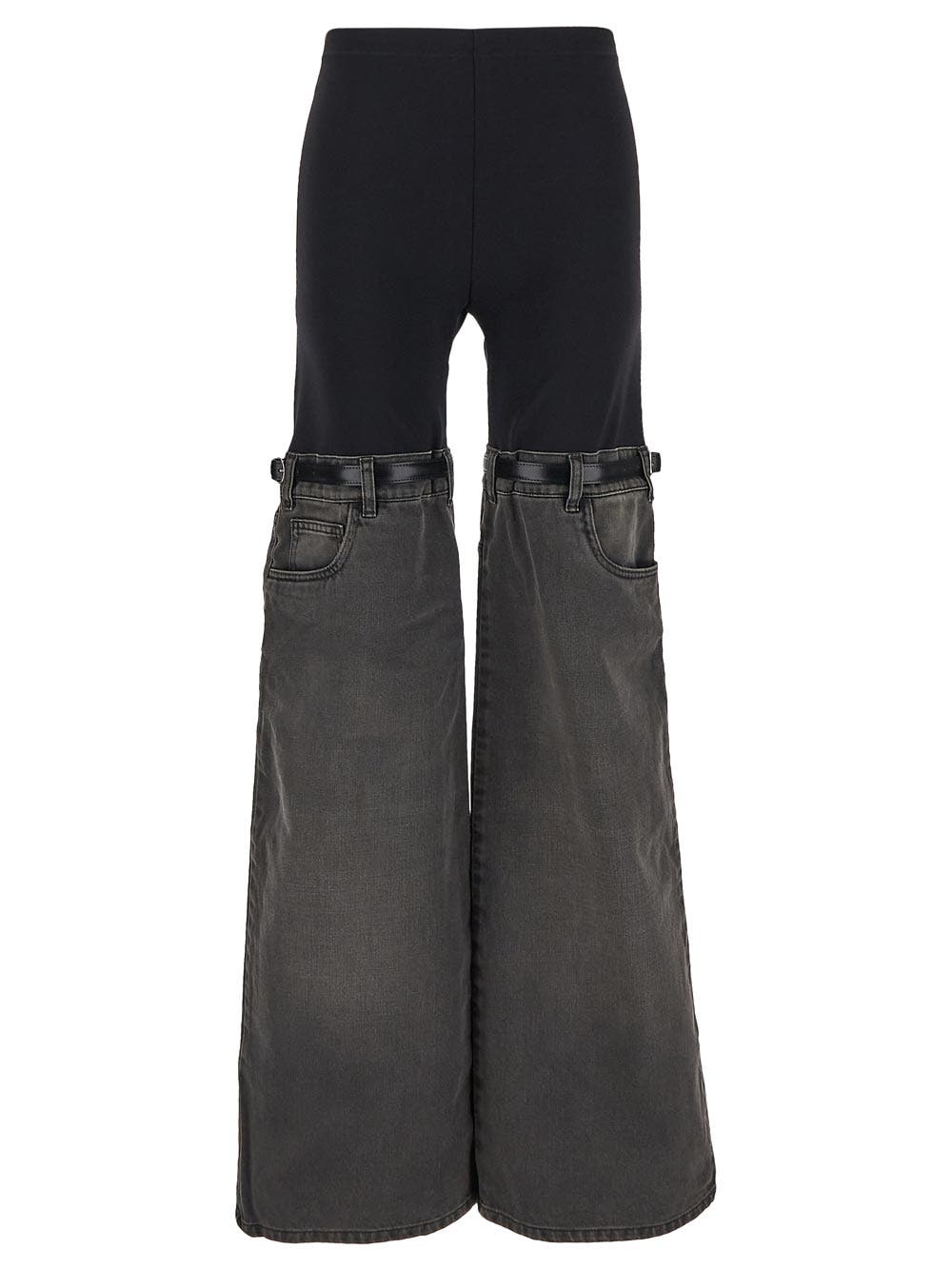 Oluxury Coperni Hybrid Denim Trousers