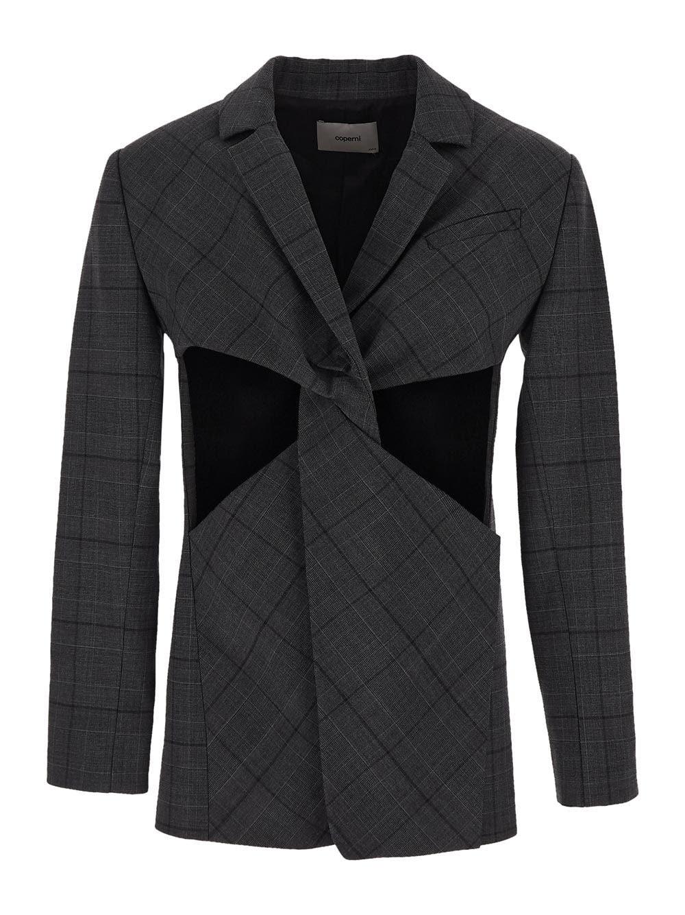 Oluxury Coperni Twister Cut Out Tailored Jacket