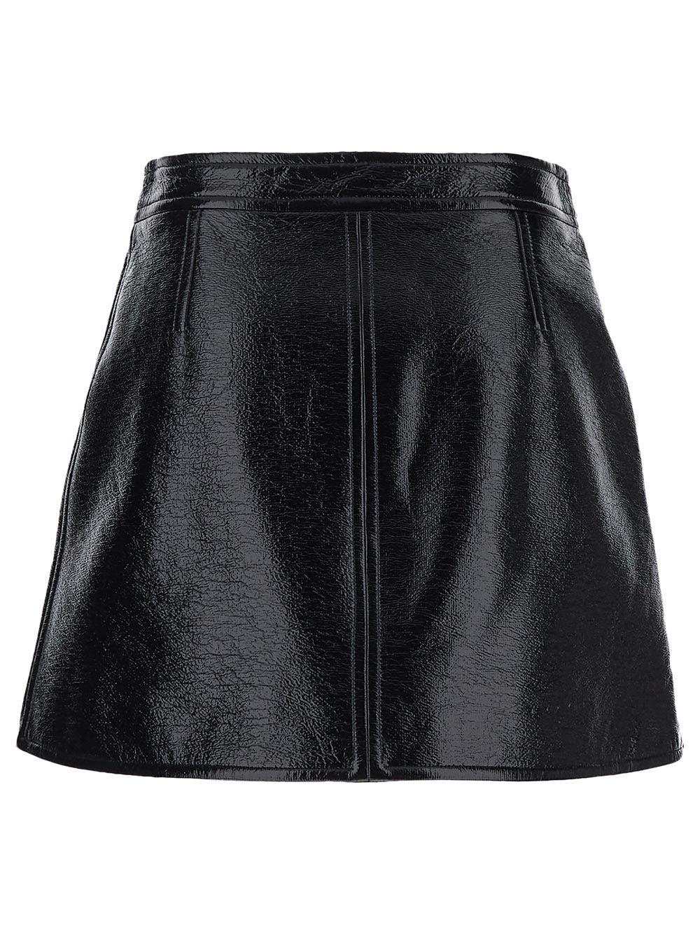 Oluxury Courreges Logoed Mini-Skirt