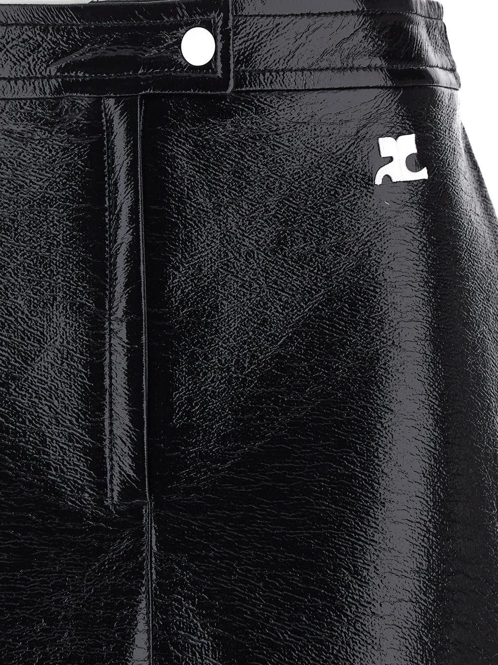 Oluxury Courreges Logoed Mini-Skirt