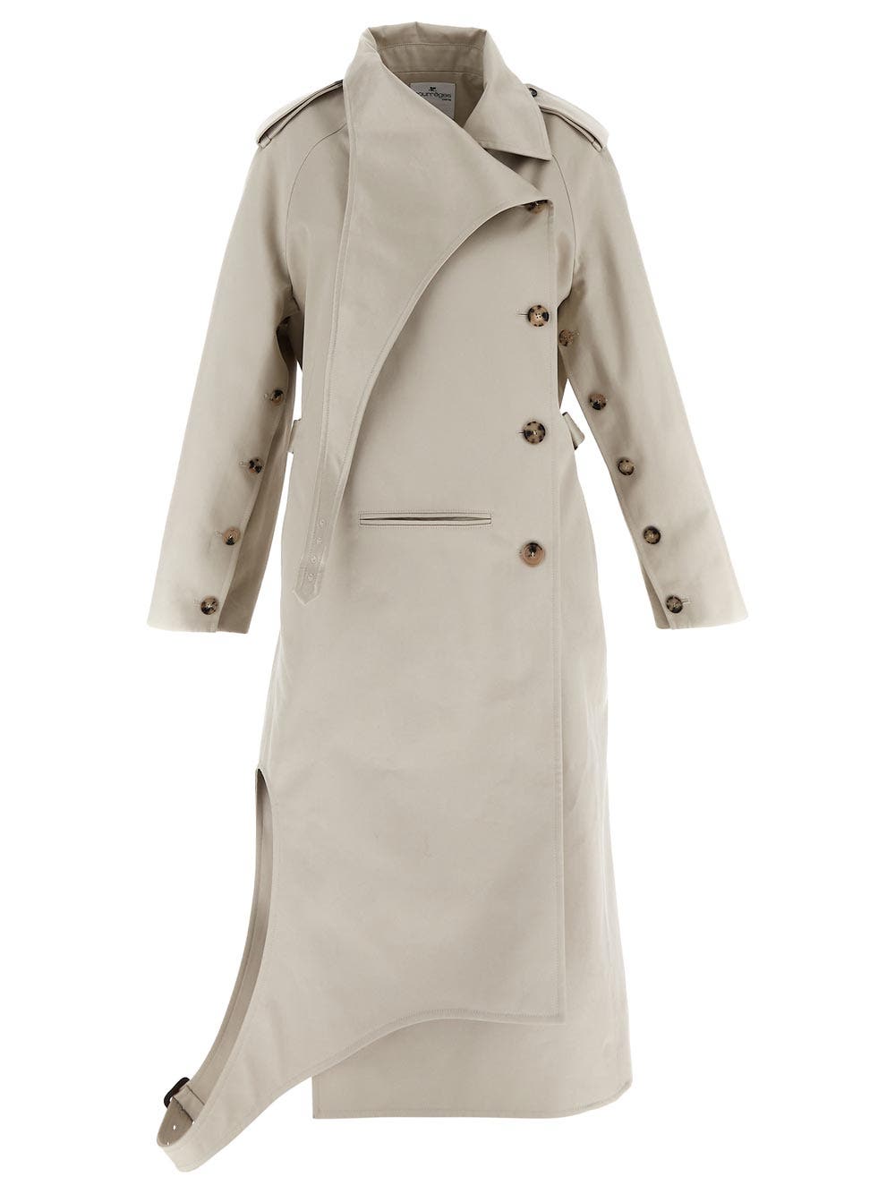 Oluxury Courreges Trench Coat