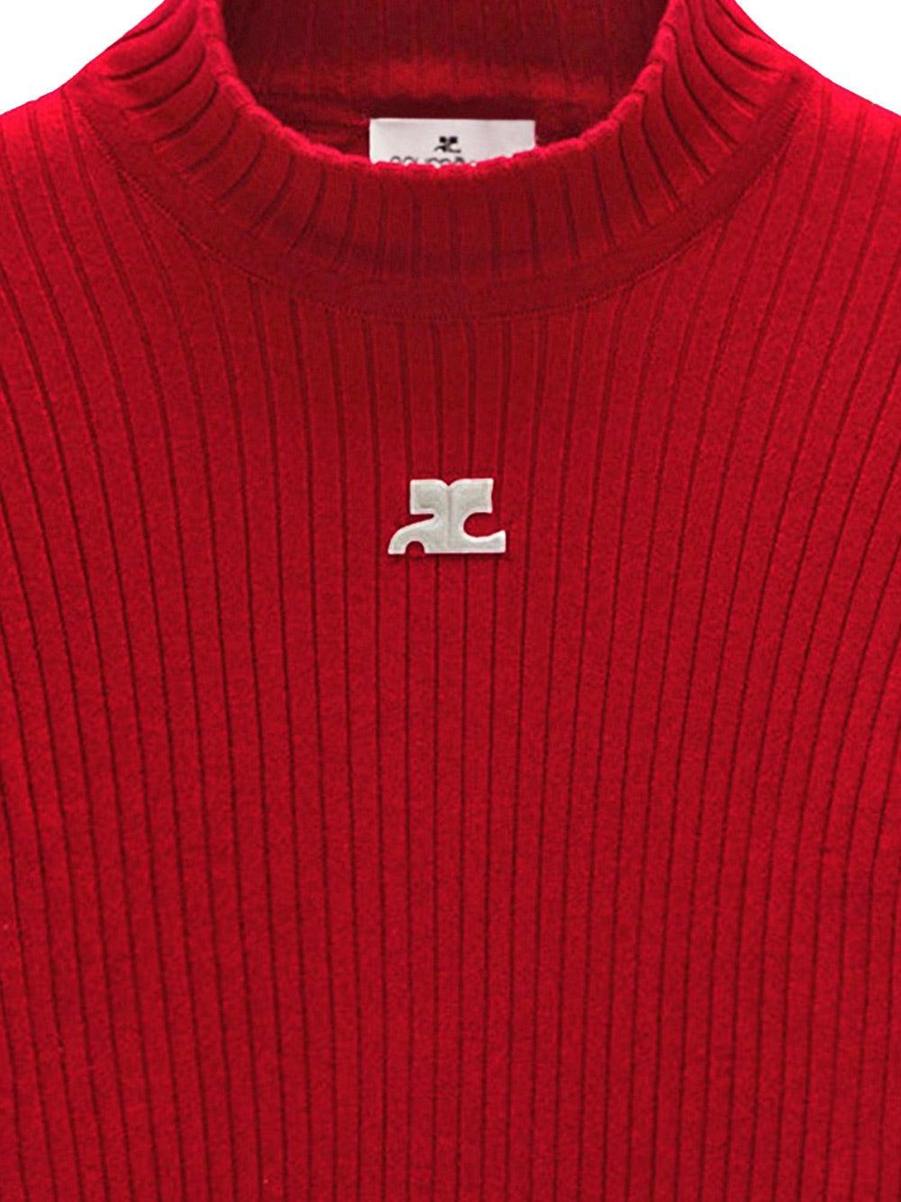 Oluxury Courreges Turtleneck Knitwear