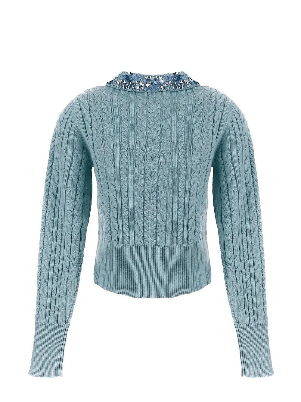 Oluxury Des Phemmes Cropped Knitted Polo