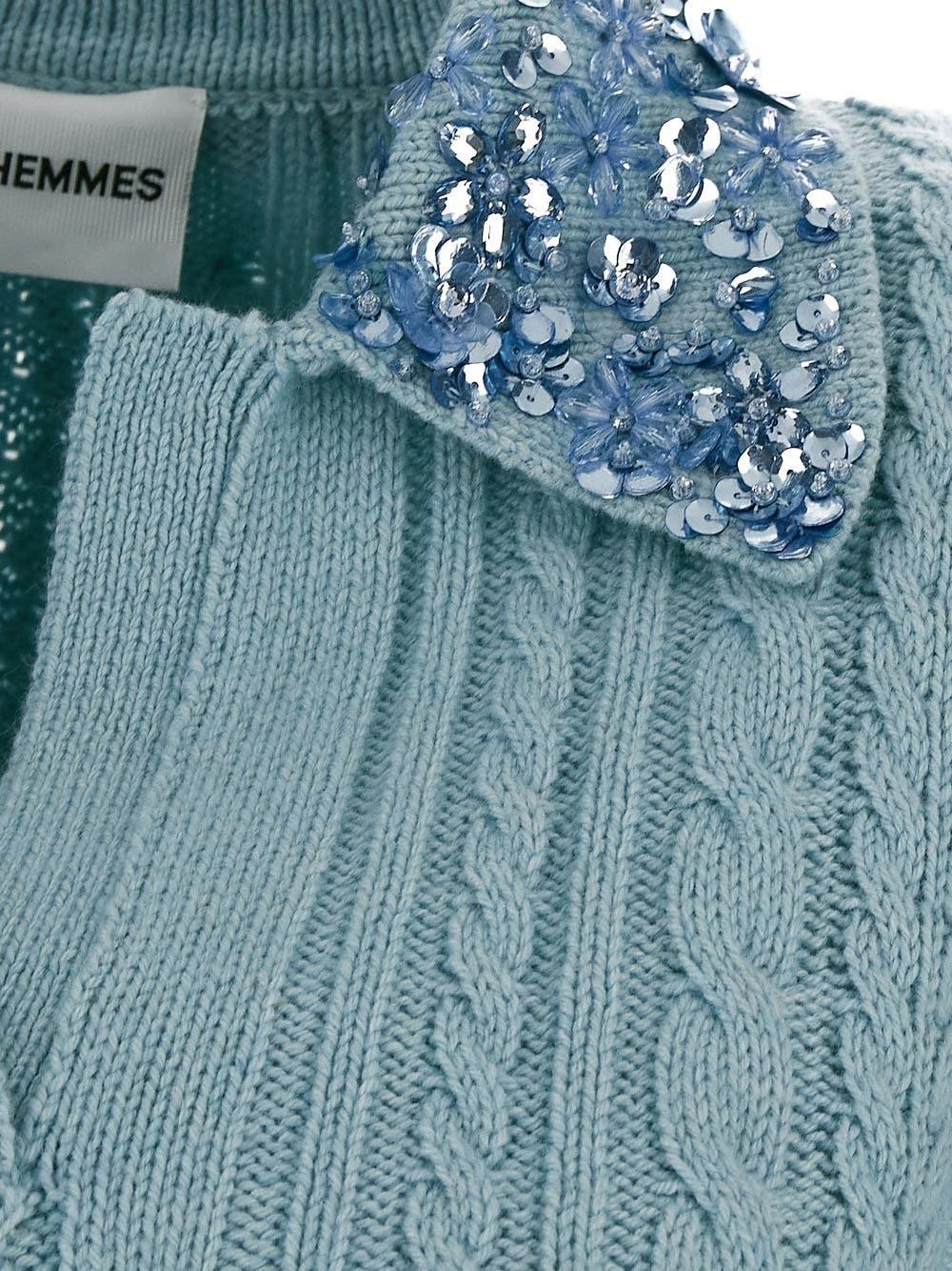 Oluxury Des Phemmes Cropped Knitted Polo