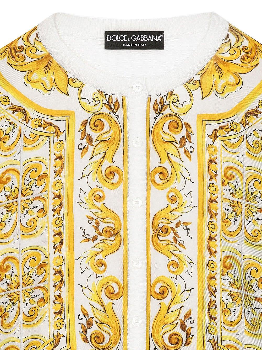 Oluxury Dolce & Gabbana Cardigan Print