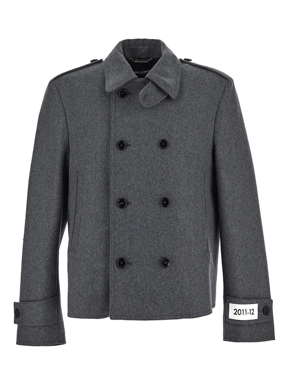 Oluxury Dolce & Gabbana Coat Double-breasted