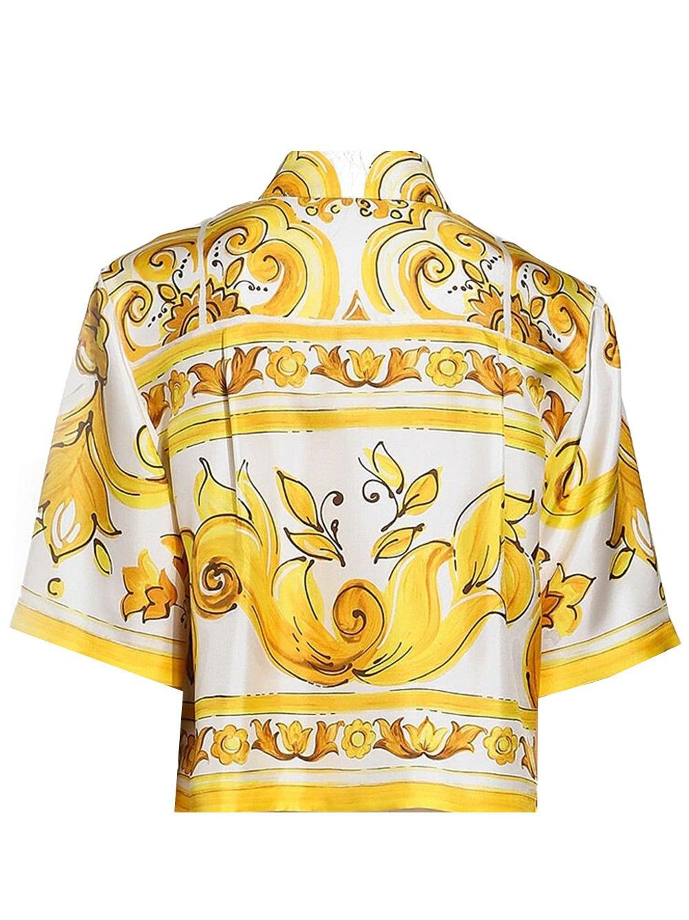 Oluxury Dolce & Gabbana Crop Shirt