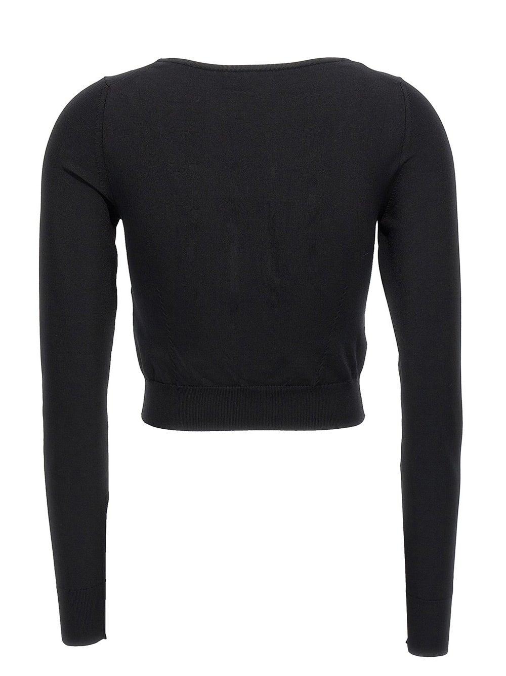 Oluxury Dolce & Gabbana Knitwear Logo Cropped