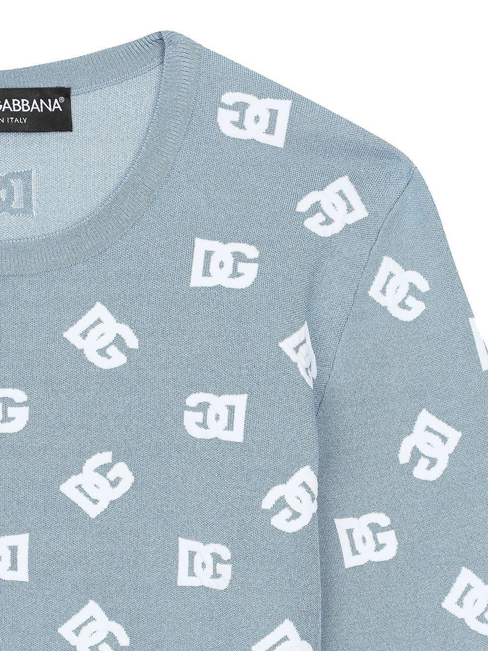 Oluxury Dolce & Gabbana Knitwear Logo Cropped