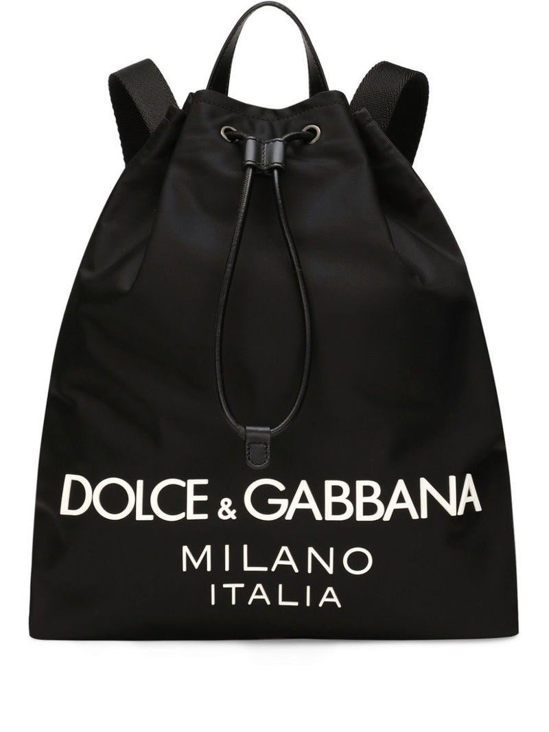 Oluxury Dolce & Gabbana Logo Backpack