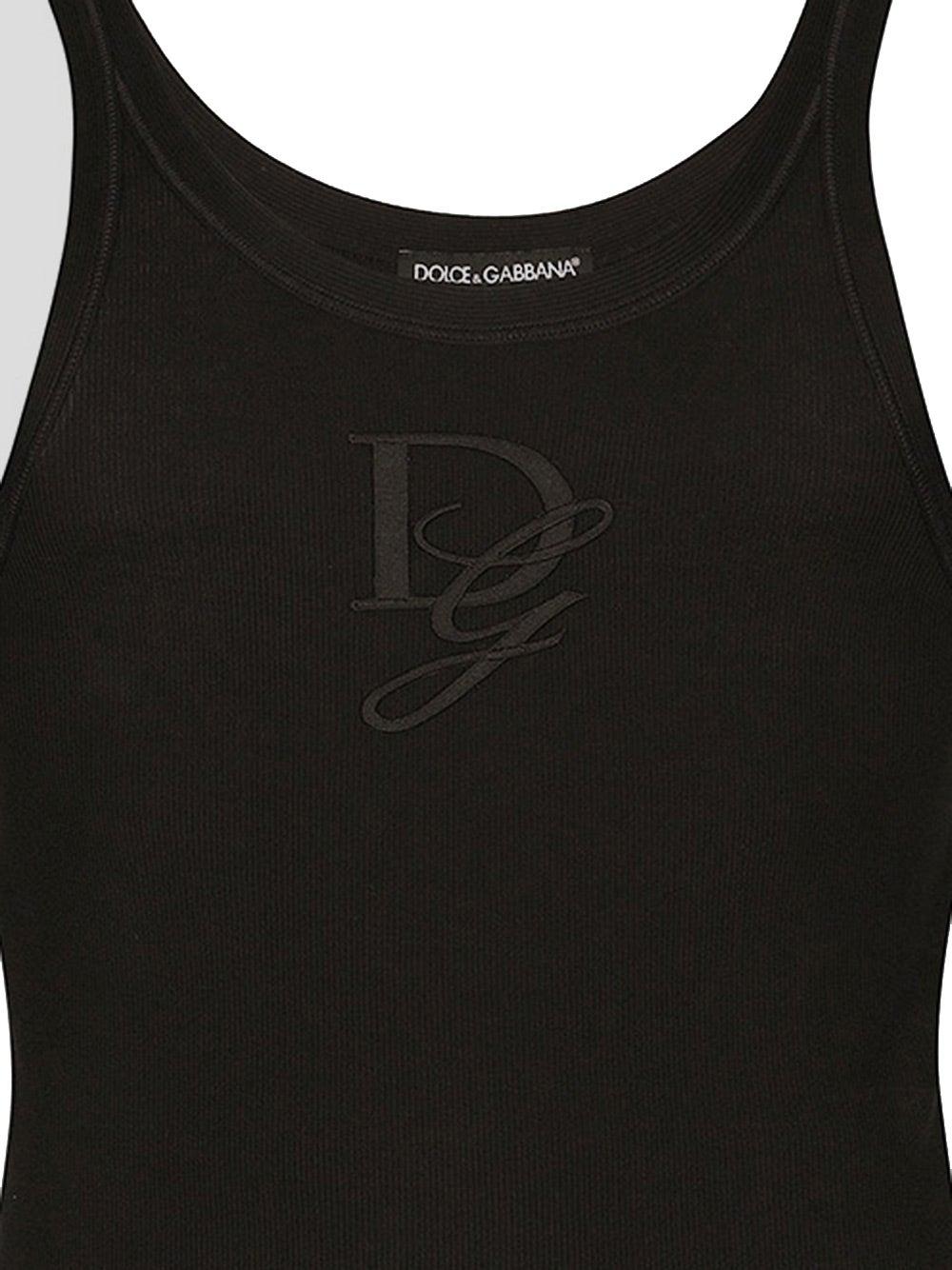 Oluxury Dolce & Gabbana Logo Tank Top