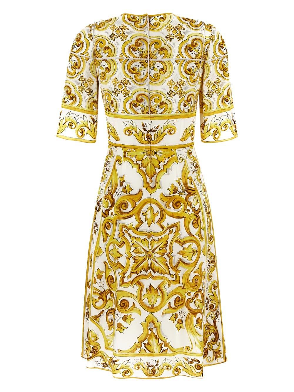 Oluxury Dolce & Gabbana Maiolica Dress