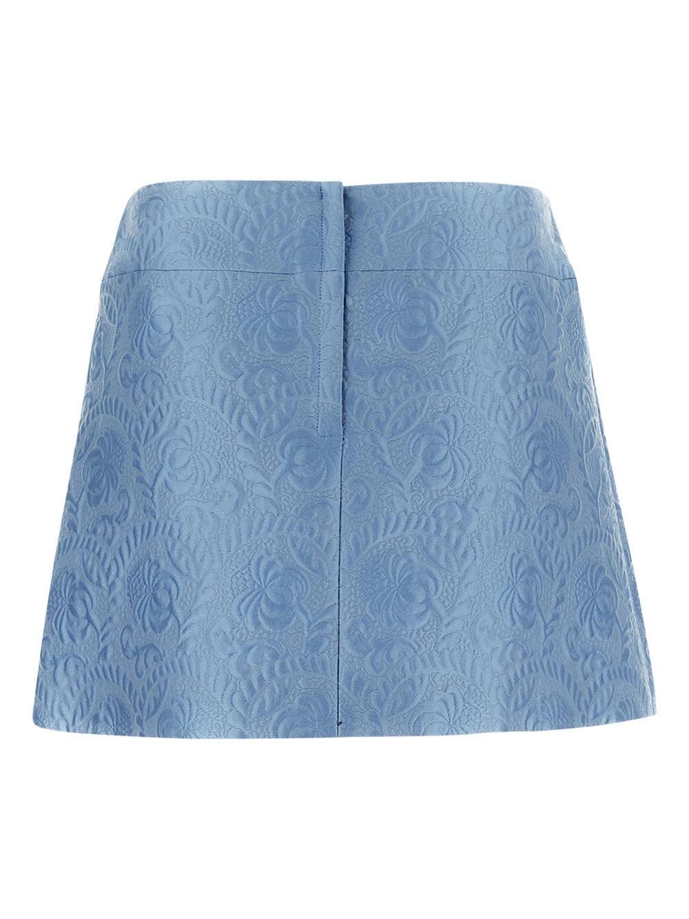 Oluxury Dolce & Gabbana Miniskirt Floreal