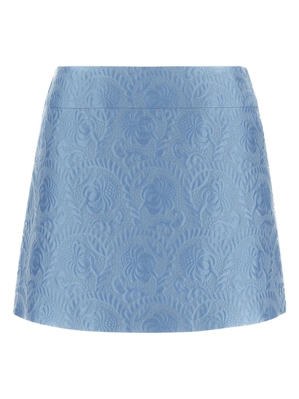 Oluxury Dolce & Gabbana Miniskirt Floreal