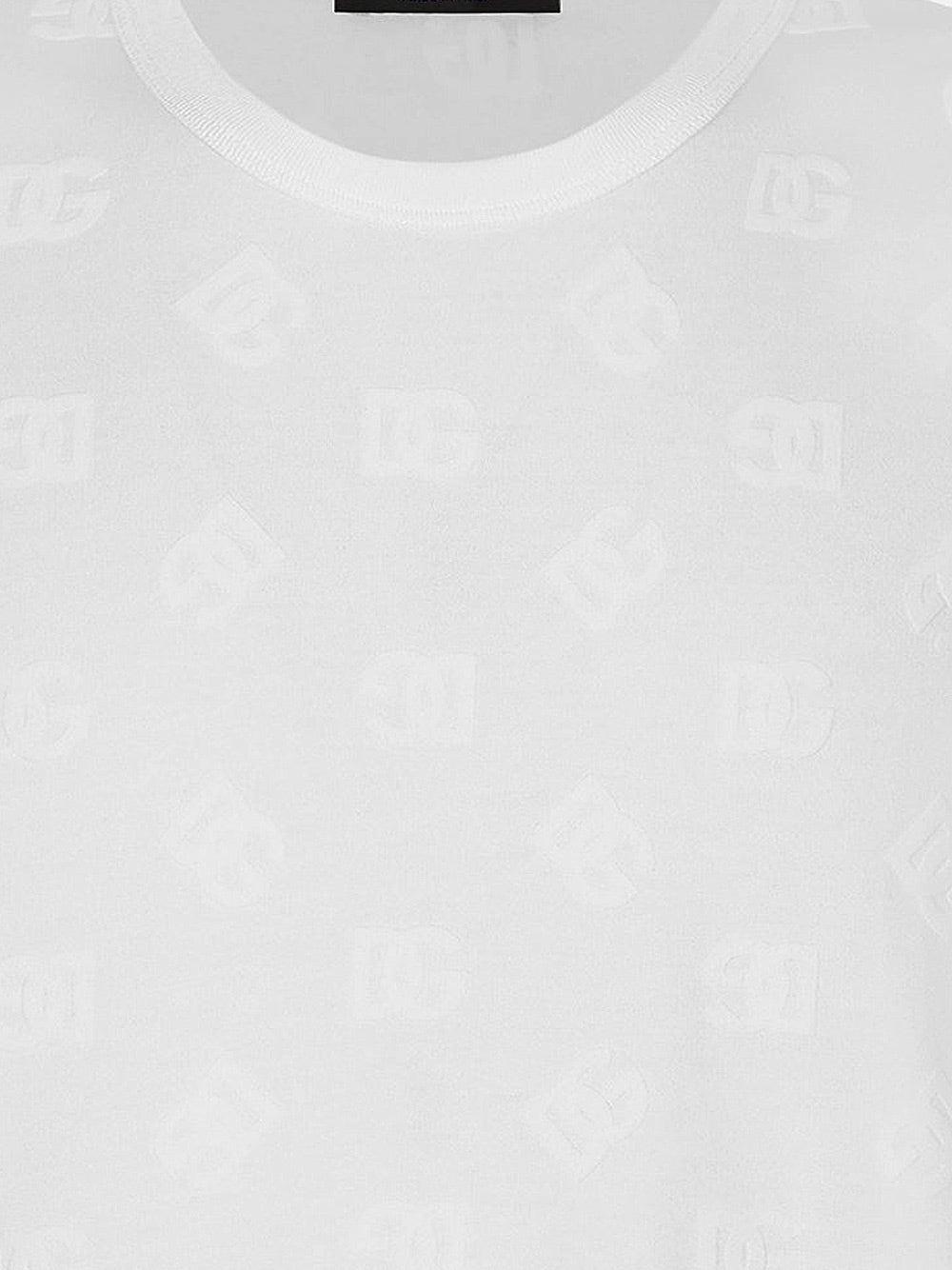 Oluxury Dolce & Gabbana T-shirt All-over Flocked