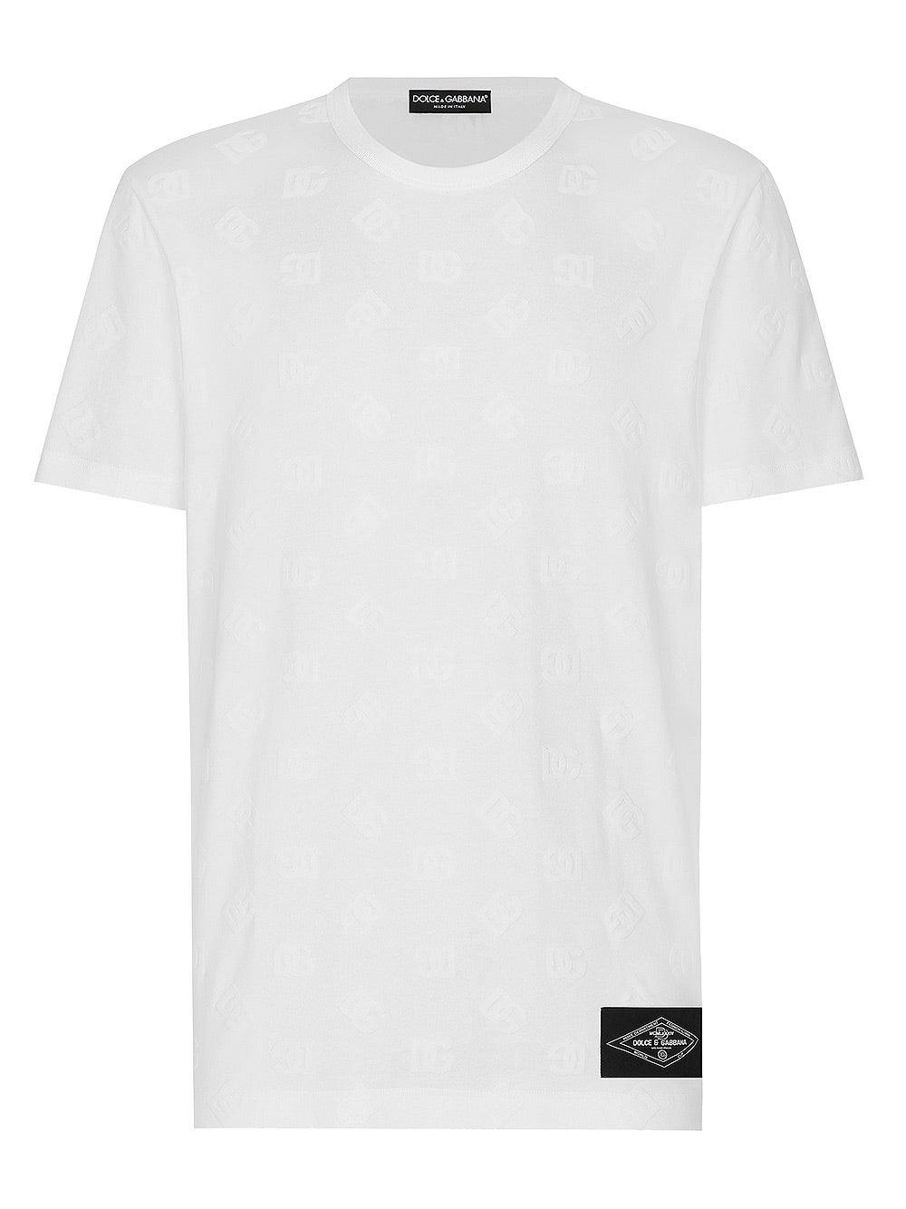 Oluxury Dolce & Gabbana T-shirt all-over flocked