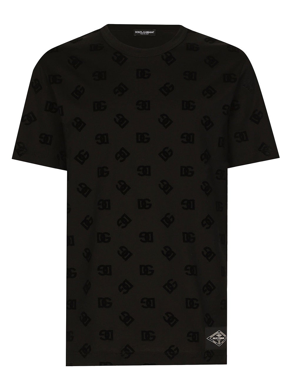 Oluxury Dolce & Gabbana T-shirt all-over flocked