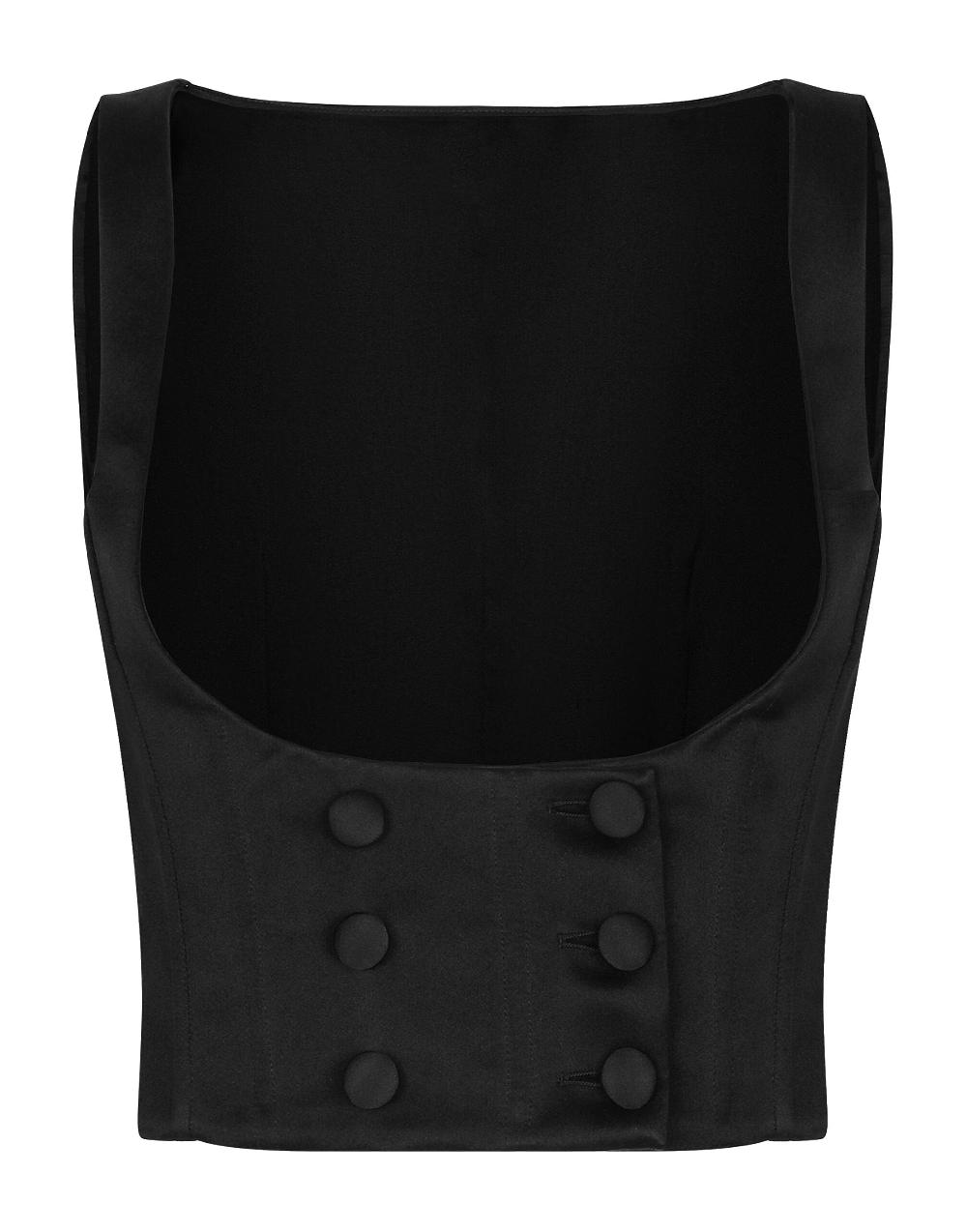 Oluxury Dolce & Gabbana Tuxedo Top vest