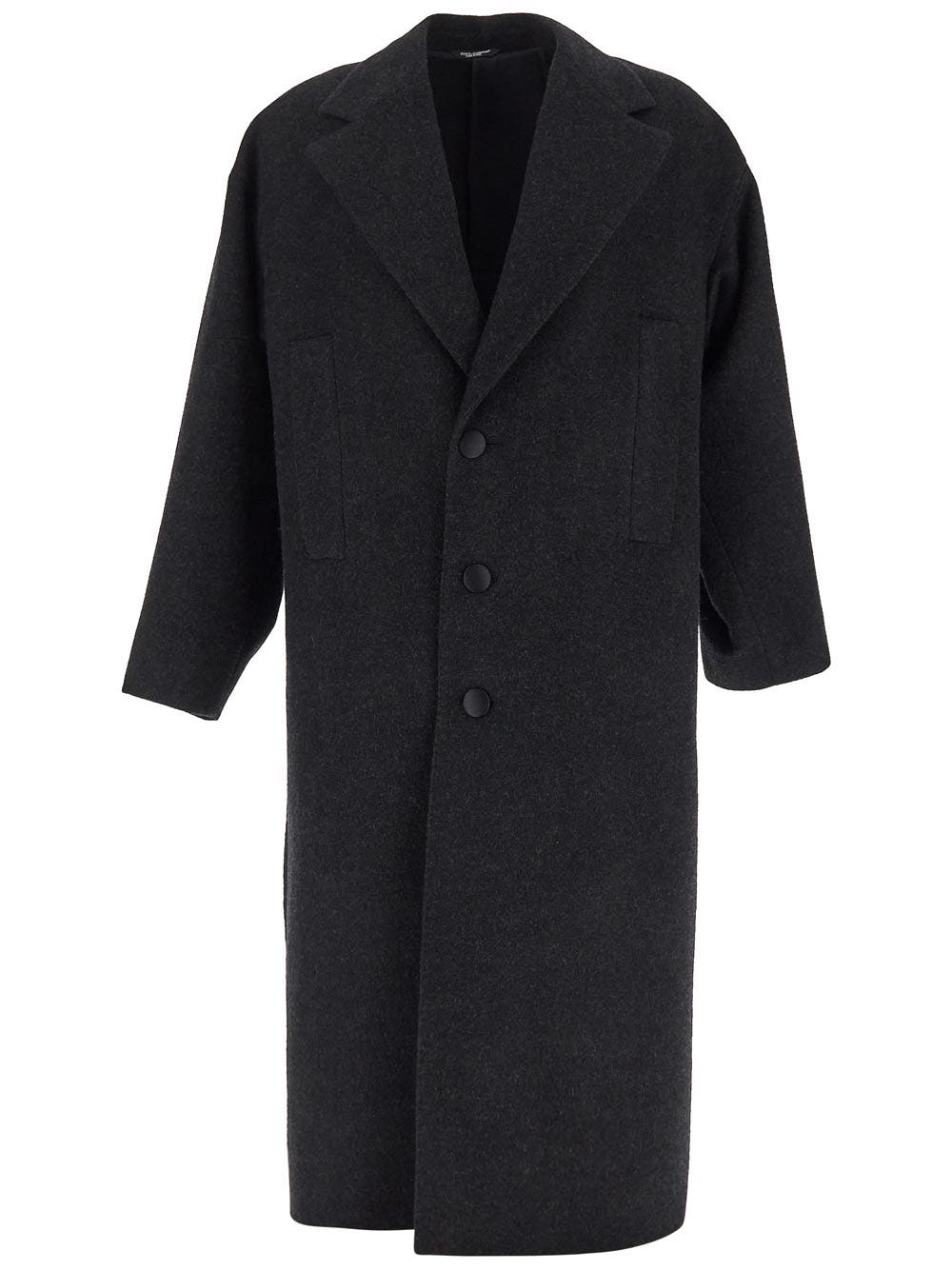 Oluxury Dolce & Gabbana wool coat