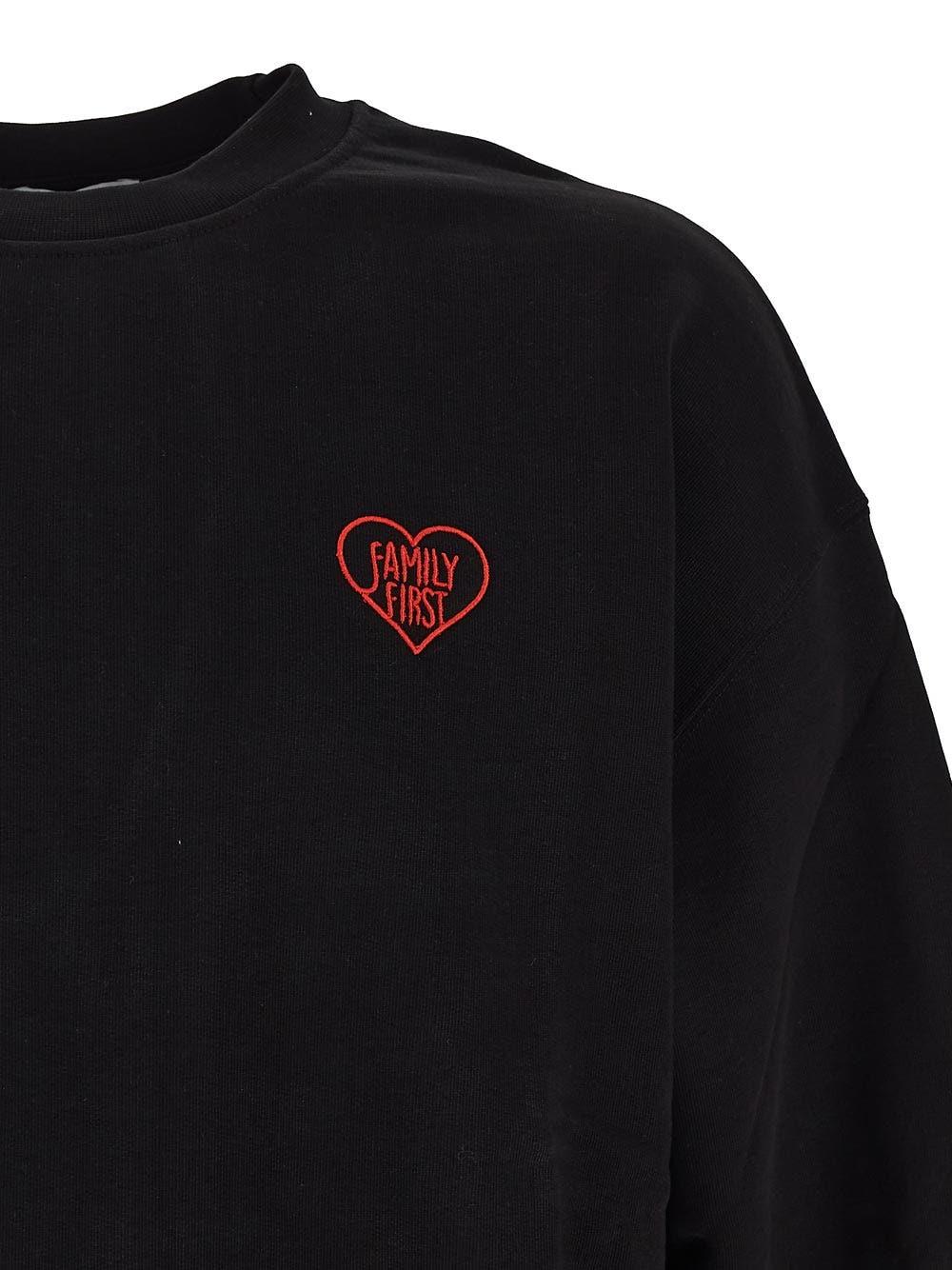Oluxury Family First Heart Sweatshirt