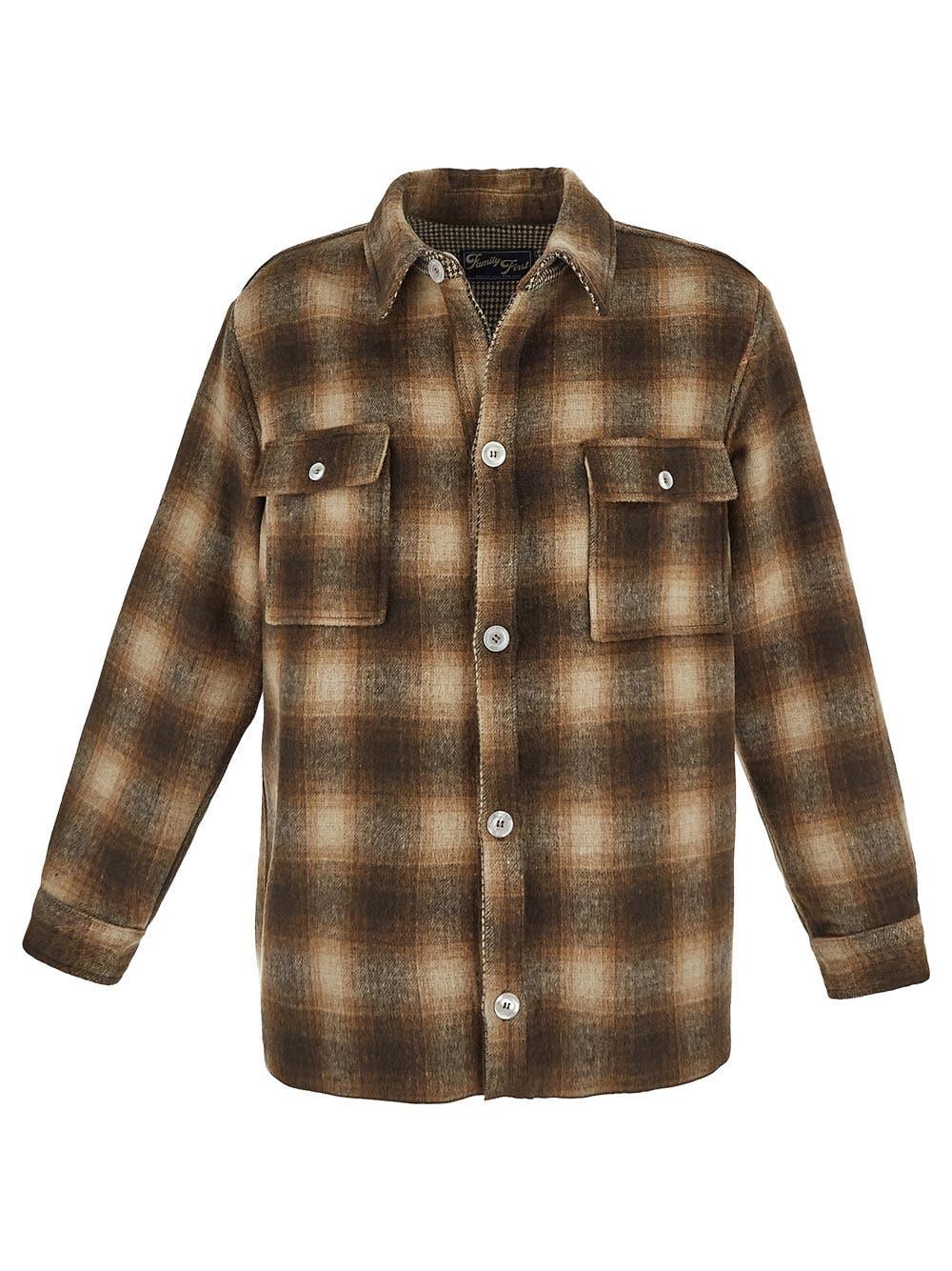 Oluxury Family First Overshirt Doubleface jacket