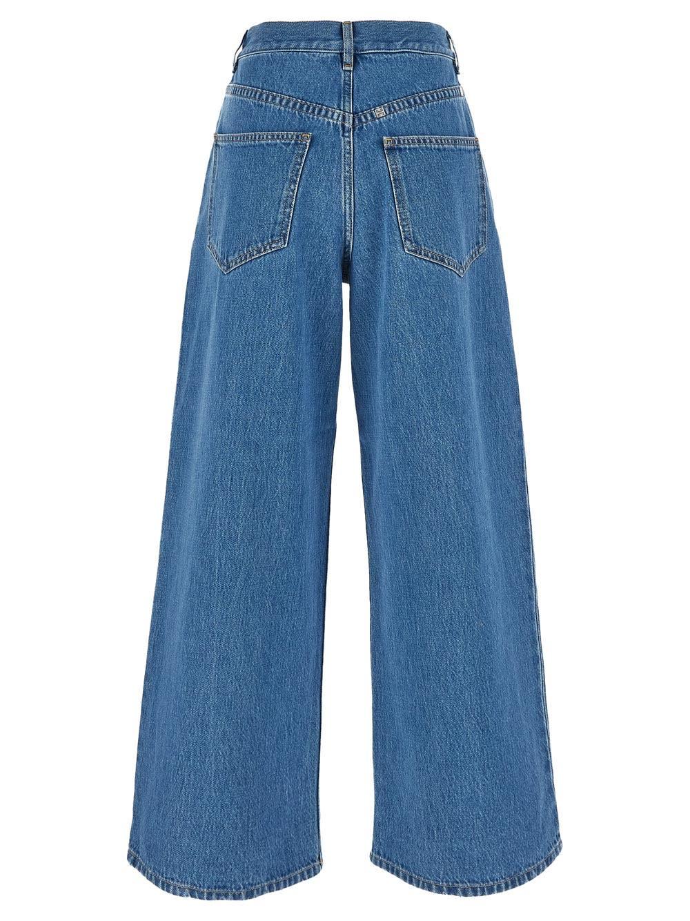 Oluxury Givenchy Wide Leg Jeans