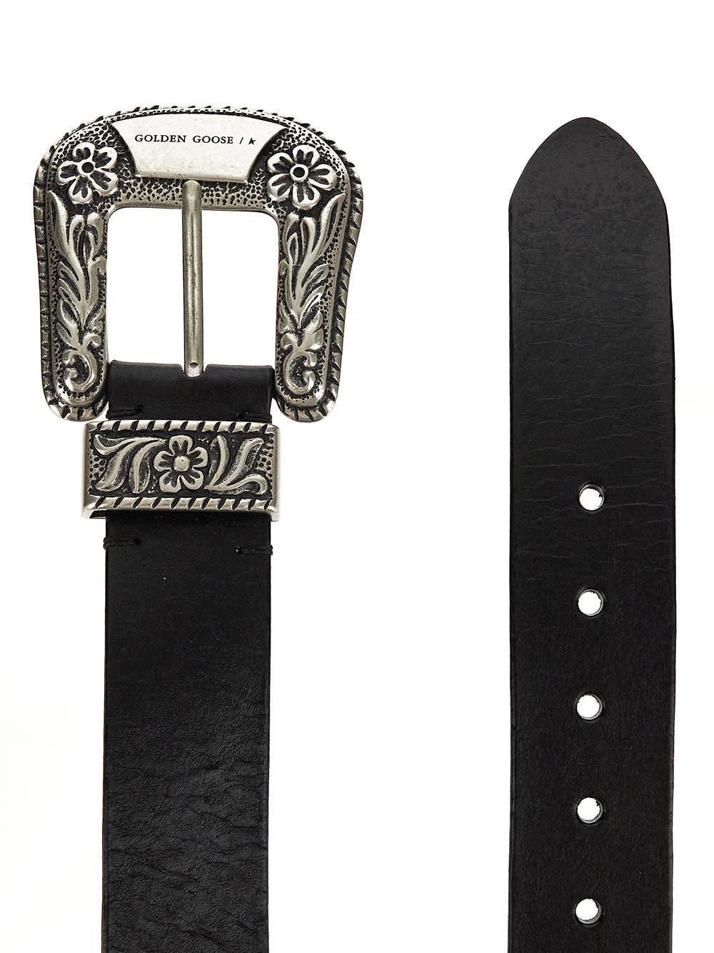 Oluxury Golden Goose Leather Belt