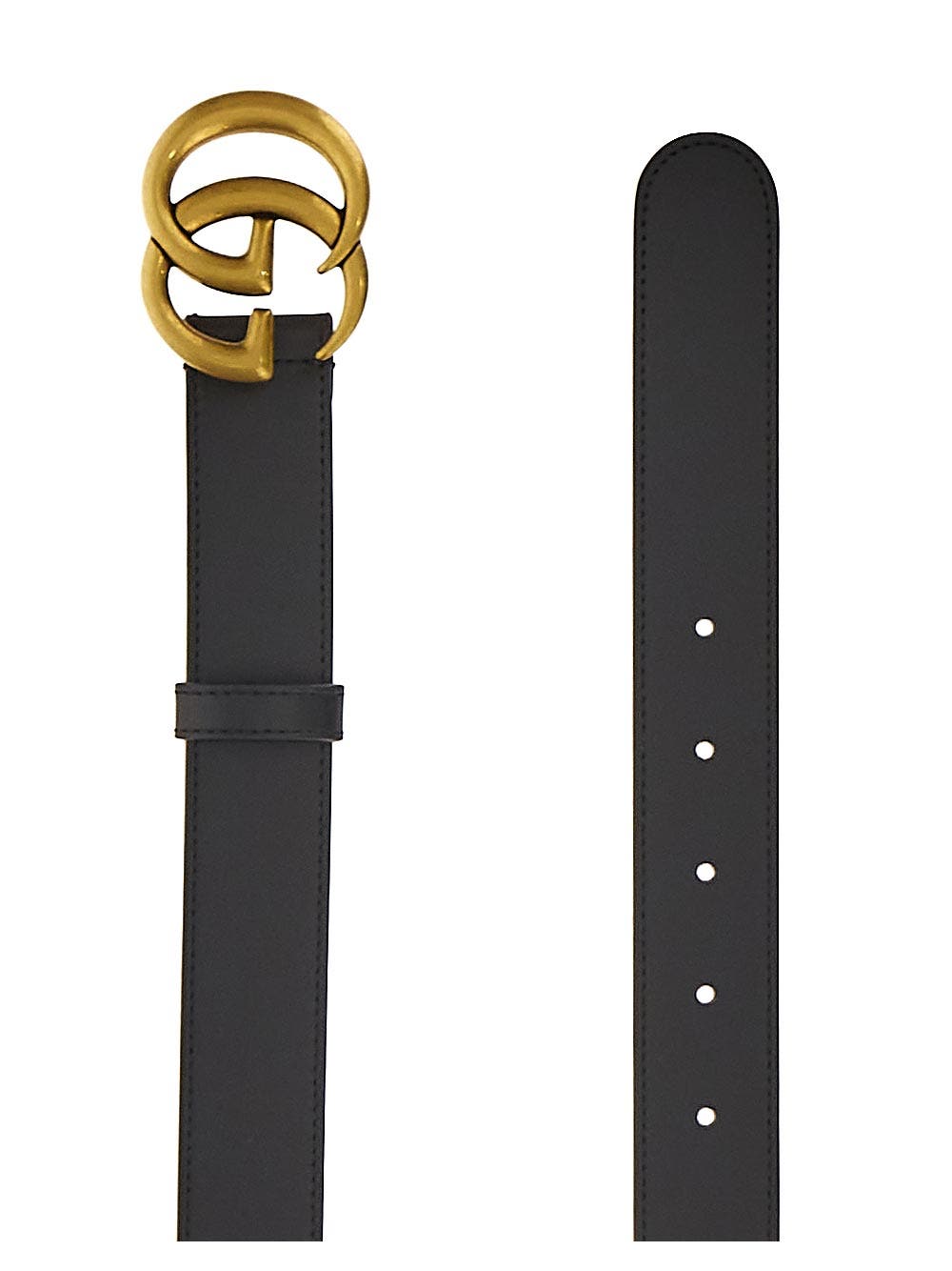 Oluxury Gucci Double G Buckle Belt