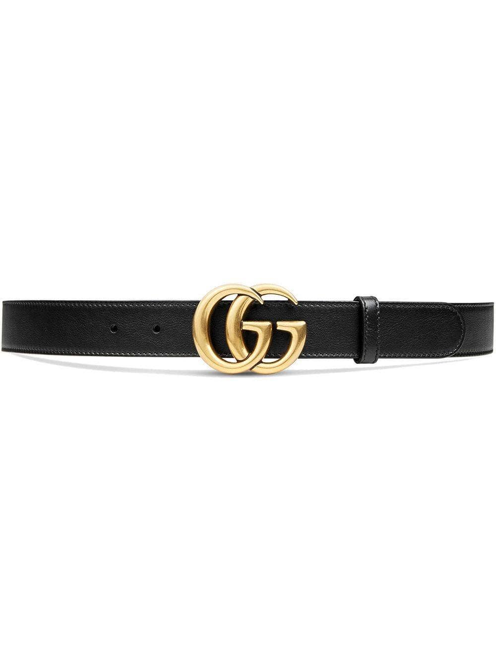 Oluxury Gucci Double G Buckle Belt