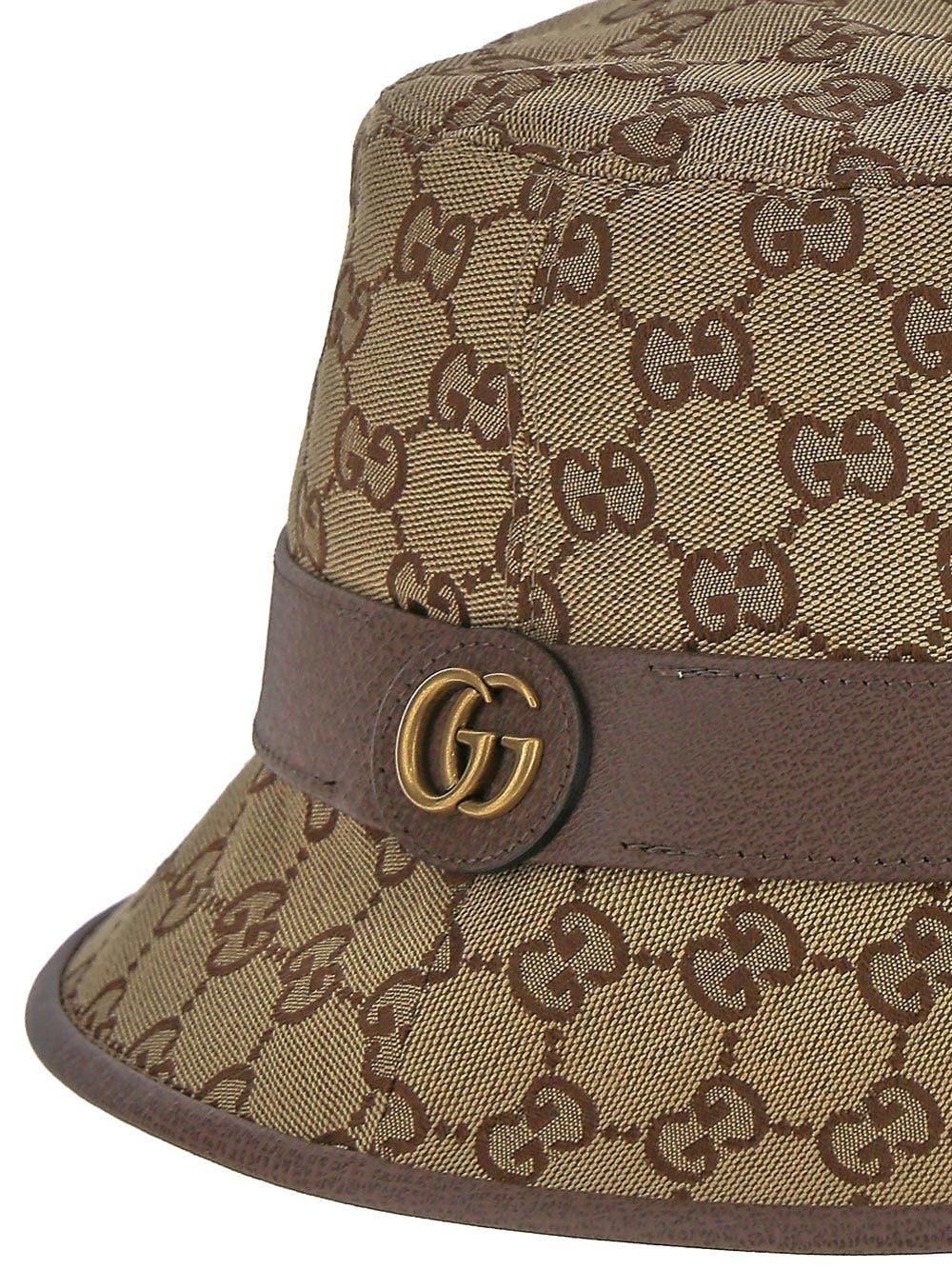 Oluxury Gucci Fedora Hat In GG Fabric