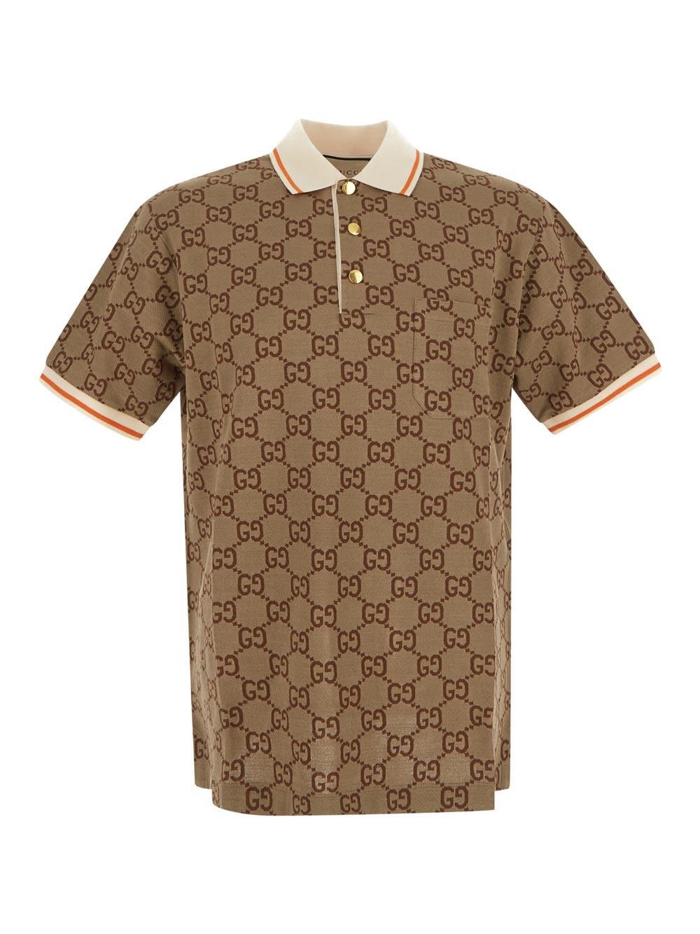 Oluxury Gucci Logo Polo