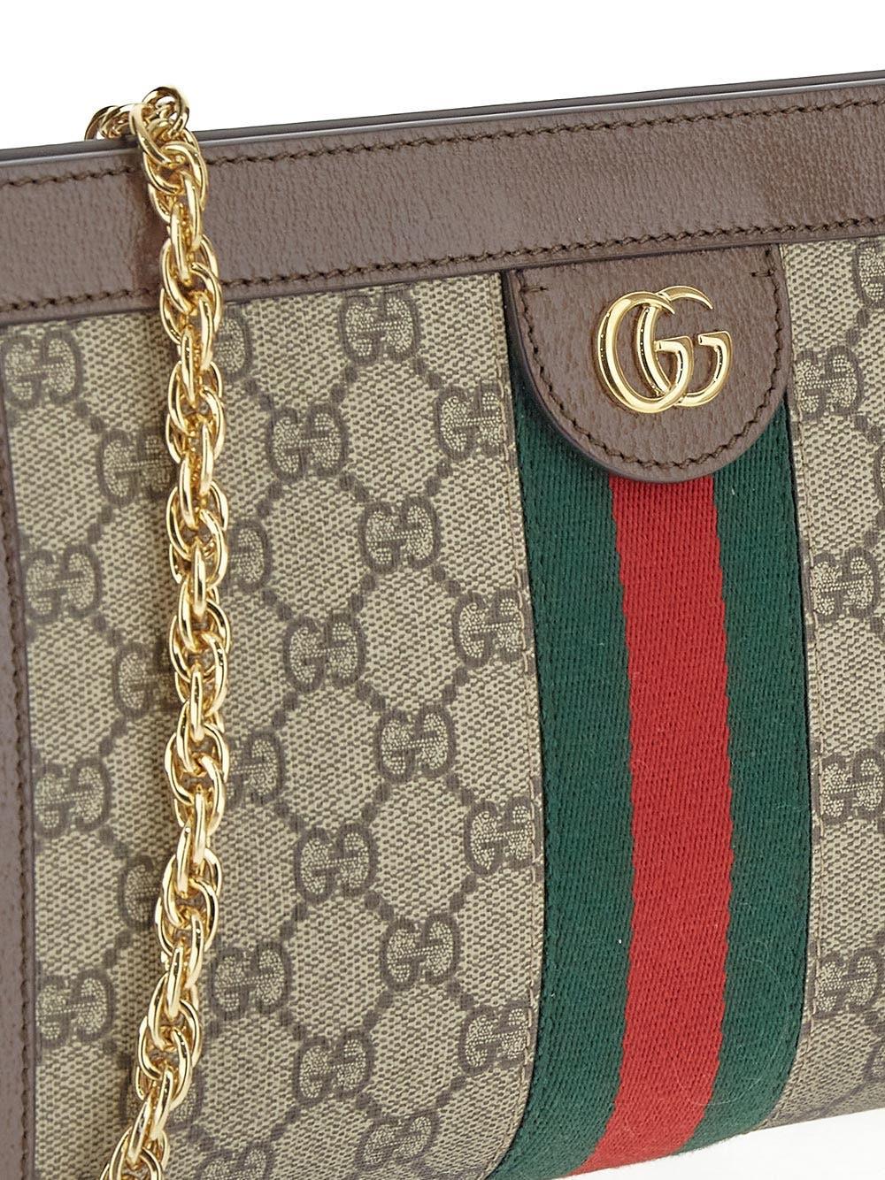 Oluxury Gucci Small Ophidia GG Shoulder Bag