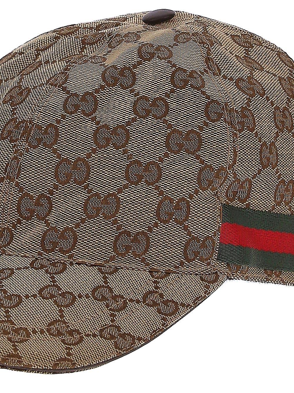 Oluxury Gucci Web Baseball Cap