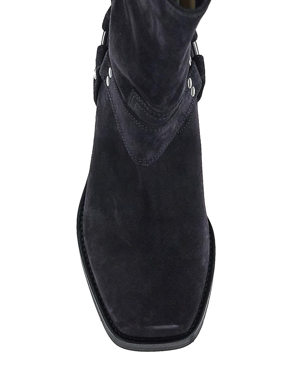 Oluxury Isabel Marant Antya Suede Biker Boo